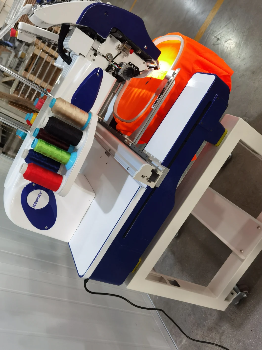 Sk-1201CT Single Head Industrial Embroidery Machine (Three-in-one)