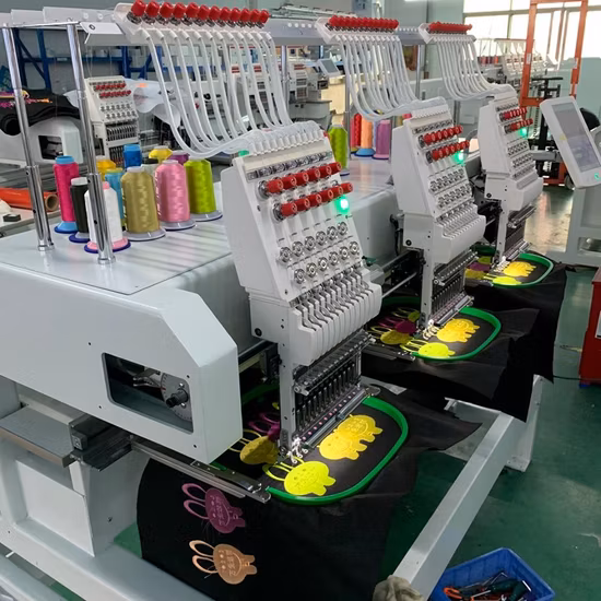 3 teste 15 aghi 2021 Nuova macchina da ricamo piatta VAE Swf Tajima computerizzata con paillettes utilizzata in Corea, Giappone con macchina da ricamo computerizzata