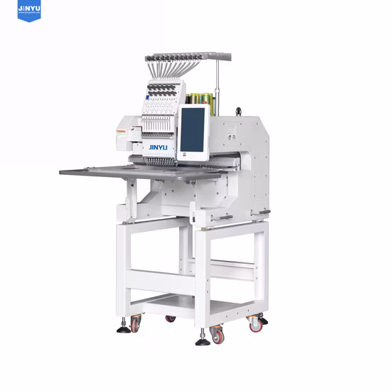 Macchine da ricamo cinesi computerizzate a 2 teste singole, macchina da ricamo ad alta velocità